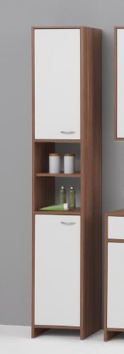 Hochschrank Miami Weiss Nussbaum