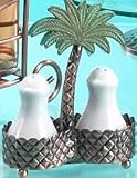 Palm Tree Salt & Pepper Holder