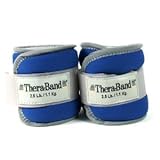 Thera-band 25872 Comfort Fit Ankle/wrist Cuff Weights, Blue, 2.5 Pounds Each Cuff, 1 Pair