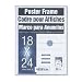 Ultra Contemporary Clear Channel Poster Frame, Plexiglas® Window, 18 x 24 (DAX2811W5T) Category: Frames
