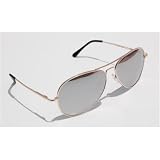 Aviator Sunglasses Classic Style Gold with Mirror Lens AVGO