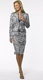 WEB EXCLUSIVE BROCADE SHIRRED JACKET