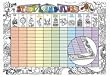 Tischset 'Stadt/Land/Fluss' Junior 50 Blatt
