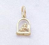 14kt Yellow Gold Horse Charm. 3-Dimensional