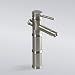 Decor Star BBB01-TB Bamboo Bathroom Lavatory Vanity Vessel Sink Faucet Tall Brushed Nickel