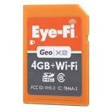 Eye-Fi Geo X2 4GB WiFi SDHC Memory Card