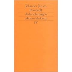 Reisswolf: Aufzeichnungen (edition suhrkamp)