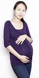 Front Rouche Top - nursing/maternity - S-2X
