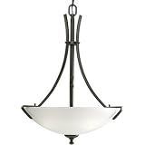 Progress Lighting P3757-20EBWB 3-Light Westin Compact Fluorescent Inverted Pendant, Antique Bronze