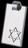 Stainless Steel Pendant - Carved-Out "Star of David"