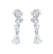 Sterling Silver CZ Fashion Earrings