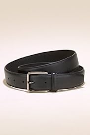 Edge Stitched Square Buckle Belt