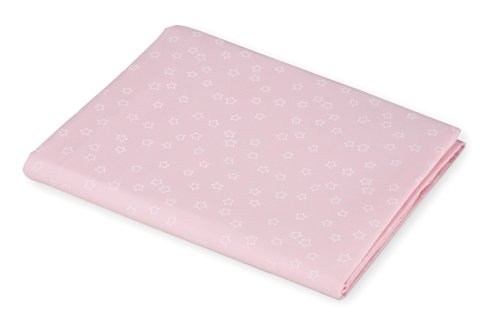 American Baby Company 100% Cotton Percale Crib Sheet - Pink Stars