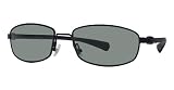 Nike Supercharged 1000 P E Flexon Sunglasses, EV0520-013, Black Frame/ Max G-15 Polarized Lenses