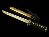 Fully Hand Forged Raiden Black Japanese Tanto #337