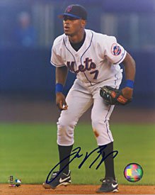 José Reyes Signed / Autographed New York Mets Baseball 8x10 Photo