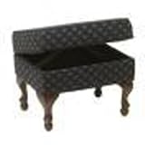 Risedale ottoman, color: midnight blue
