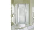 Sterling NI3196A-38S/W Economy Shower Kit Neoangle 18-1/4 x 25-1/4 x 36-1/4 x 72 Rain Glass Silv