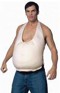 Santa Claus Big Fat Oversized Foam Belly Size Large