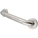 Kingston Brass GB1218CT Concealed Flange Textured ADA 18-Inch Grab Bar with 1.5-Inch Outer Diameter, Stainless Steel