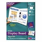 Avery White Display Board 36 x 24 Inch Sign Kit (2700)