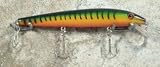 JLVLures JLV Shallow Suspending Minnow Firetiger : Husky Stickbait Lures Saltwater Freshwater Jerk Bass Smallmouth Steelhead Pike Muskie Salmon Trout Snook Striper Perch Whiper Snook Speckled Trevally, Mid- Depth Trolling Casting Hook Treble