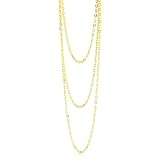 Privileged NYC Triple Gold plated Cable Chain 