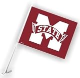 Mississippi State Bulldogs Car Flag