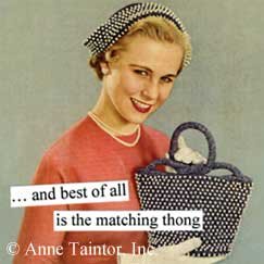 ... And Best Of All Is The Matching Thong Refrigerator Magnet by anne taintor
