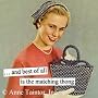 And Best Of All Is The Matching Thong Refrigerator Magnet by anne taintor