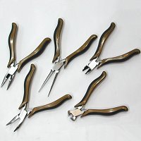 5 Premium Quality MINI BOX-JOINT PLIER SET JEWELRY HOBBY TOOL KIT by Anytime Tools