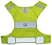 LW Reflective Safety Vest for Running Cycling Walking Yellow Lightweight