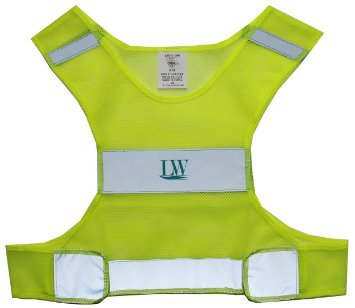 LW Reflective Safety Vest for Running Cycling Walking Yellow Lightweight