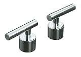KOHLER K-16070-4-CP Taboret Lever Handles, Polished Chrome