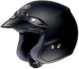 SHOEI RJ PLATINUM R SERIES CRUISER MATTE BLACK MOTORCYCLE Open-Face-Helmet