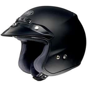 SHOEI RJ PLATINUM R SERIES CRUISER MATTE BLACK SIZE:LRG MOTORCYCLE Open-Face-Helmet