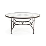 Caluco Origin 60 Glass Round Patio Dining Table