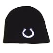 NFL BEANIE KNIT HAT CUFFLESS INDIANAPOLIS COLTS BLACK
