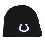 NFL BEANIE KNIT HAT CUFFLESS INDIANAPOLIS COLTS BLACK