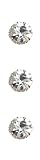 JHB International Inc Hope Rhinestone Glass Button - 3-Per Card