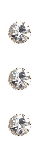 JHB International Inc Hope Rhinestone Glass Button - 3-Per Card