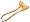 Hand Carved Hair Fork 