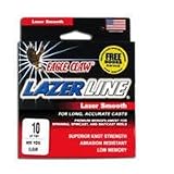 Lazer Smooth Mono 20lb Test 275yd Spool Clear - Eagle Claw Tackle EL-20, Fishing Line
