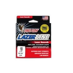 Lazer Smooth Mono 20lb Test 275yd Spool Clear - Eagle Claw Tackle EL-20, Fishing Line