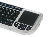 Rii Portable 2.4GHz Mini Wireless Keyboard Handheld Rechargeable Keyboard Touchpad for Laptops Notebooks Computer IPTV Car PC Wii PS3 HTPC