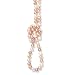 Valero Pearls Valero Classics Damen-Halskette S��wasser-Zuchtperlen wei� / apricot / flieder ca. 5,5-6,0 mm 120 cm 340211