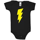 Lightning Bolt Yellow Baby Grow