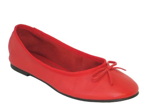 Buffalo 206-434 Damen Ballerina Glattleder
