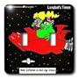 Londons Times Funny Aliens Cartoons - Alien Midlife Crisis - Light Switch Covers - double toggle switch