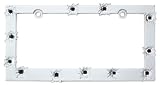 LICENSE PLATE FRAME BULLET HOLE